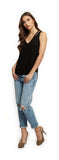 Top - Dex Cut Out V-Neck Tank Top