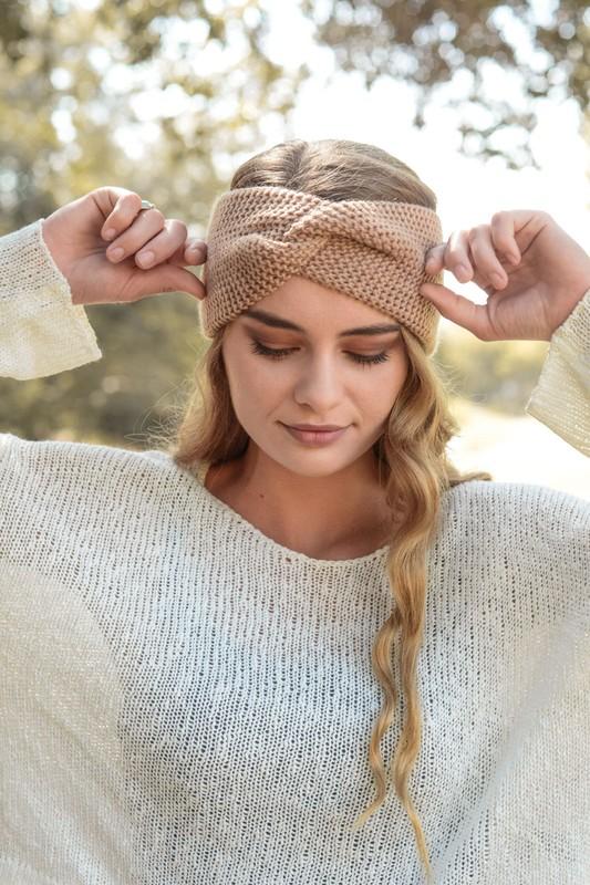 Accessory - Wide Twist Knit Headband