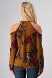 Top - Cold Shoulder Floral Top