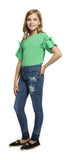 Pants - Dex Kids Floral Embroidered Denim Jeans