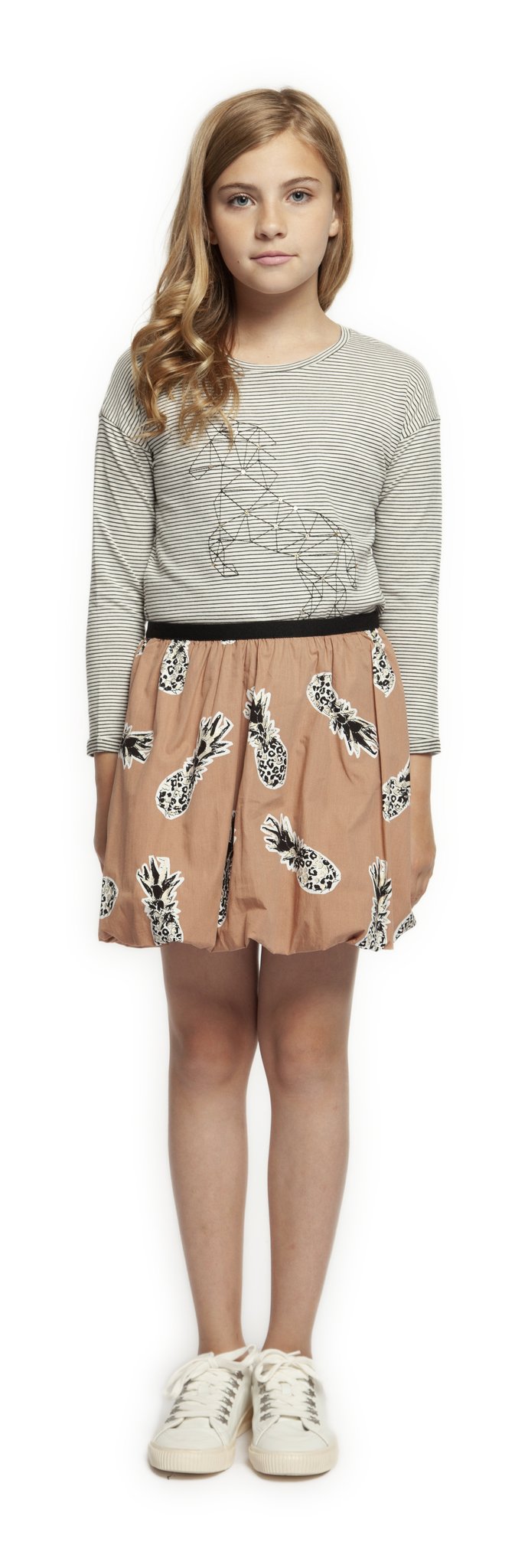 Skirt - Dex Kids Pull On Pineapple Print Skirt