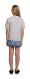 Top - Dex Kids Dropped Shoulder Striped Ribbed Top