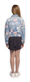 Top - Dex Kids Long Sleeve Floral Denim Jacket
