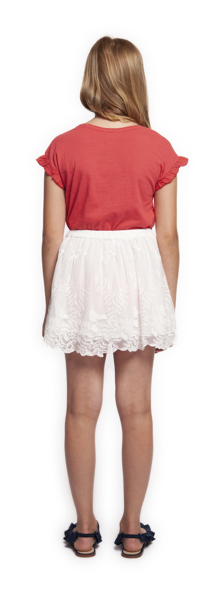 Skirt - Dex Kids Vintage Crochet Lace Detail Skirt