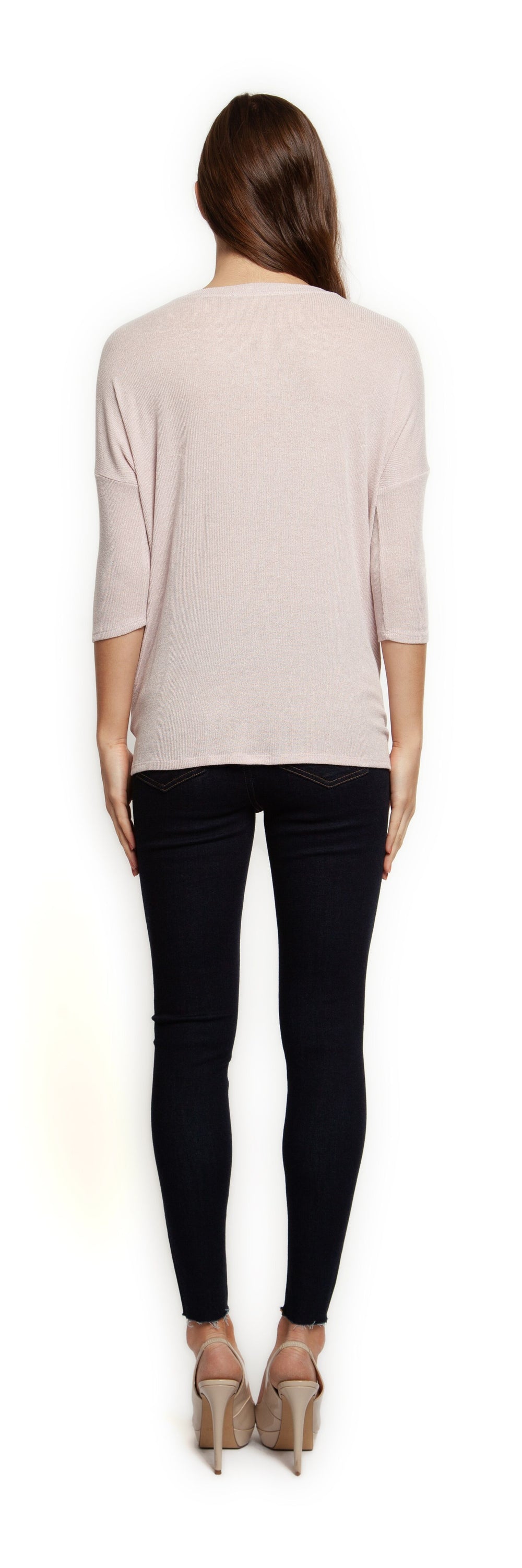 Top - Dex 3/4 Sleeve V-Neck Side Tie Top