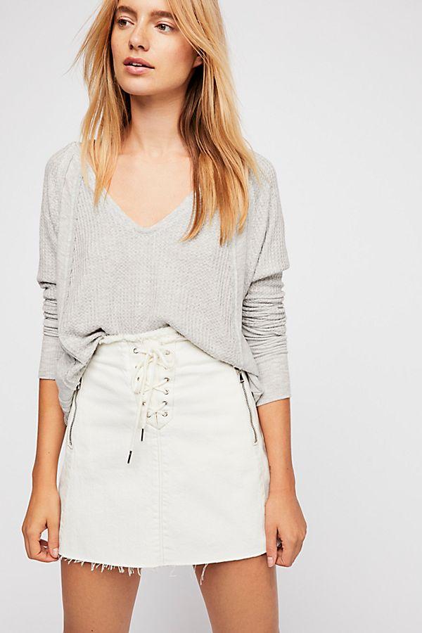 Top - Free People We The Free Catalina Thermal Top