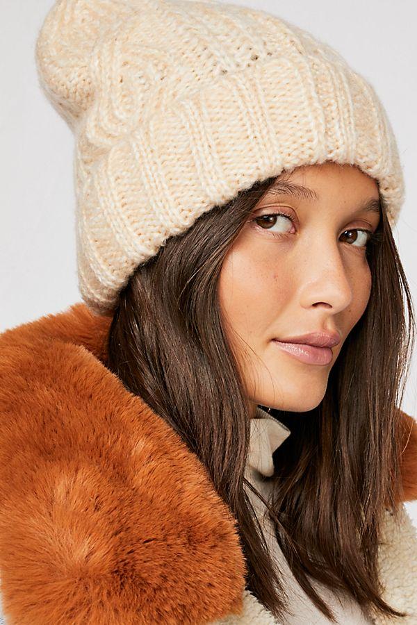 Accessory - Free People Harlow Cable Knit Beanie