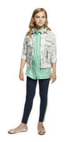 Top - Dex Kids Long Sleeve Graffiti Denim Jacket
