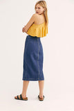 Skirt - Free People Jasmine Buttoned Midi Skirt