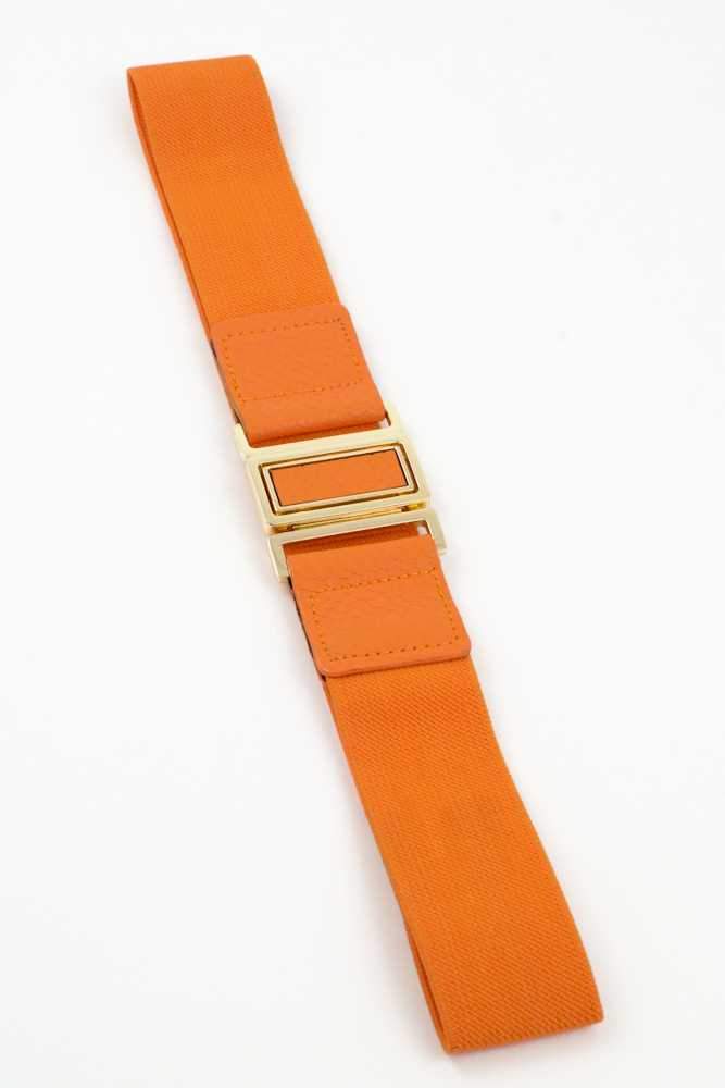 Accessory - Square Buckle Stretch  Belt