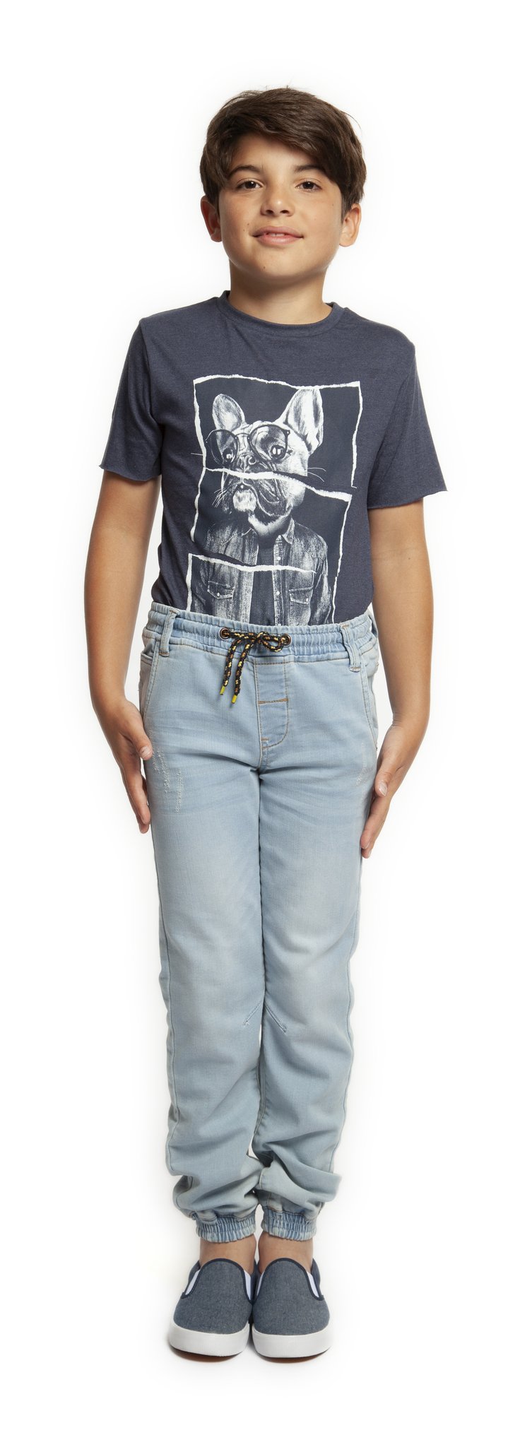 Pants - Dex Kids Pull On Denim Jogger