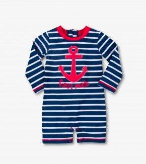 Swimsuit - Hatley Boys Vintage Nautical Rash Guard