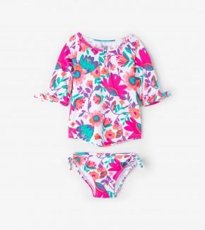 Swimsuit - Hatley Kids Tortuga Bay Floral Rashguard Set