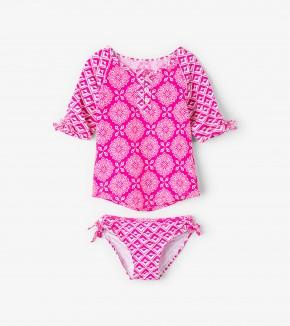 Swimsuit - Hatley Kids Medallions Rashguard Set