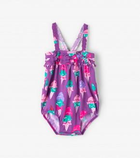 Swimsuit - Hatley Kids Mini Ice Cream Ruffle Swimsuit