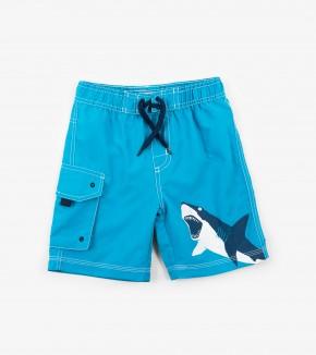 Swimsuit - Hatley Kids Shark Alley Board Shorts