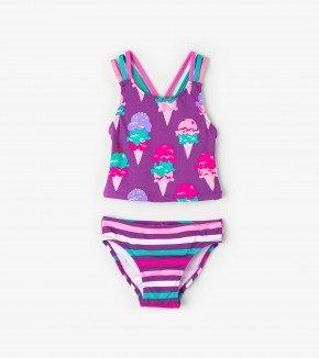 Swimsuit - Hatley Kids Ice Cream Sporty Tankini Set