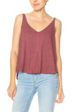 Top - Sleeveless Ribbed V-Neck Top