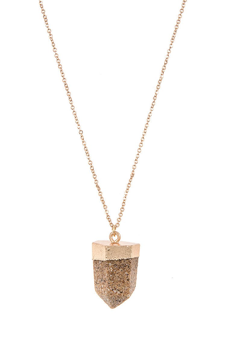 Accessory - Stone Pendant Necklace Set
