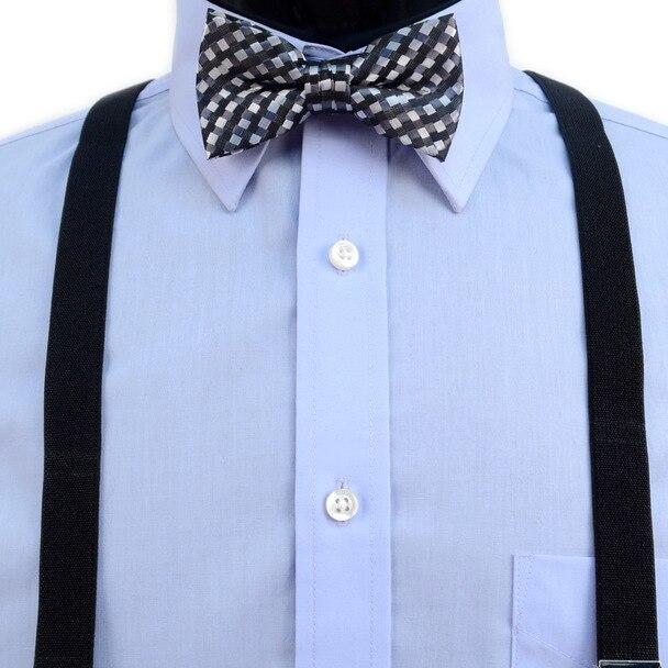 Accessory - Kids Plaid Bow Tie/Suspender Set