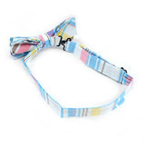 Accessory - Pastel Plaid Bow Tie/Hankerchief Set