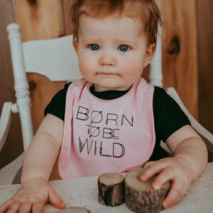 Accessory - Lace Brick Design Born To Be Wild Bib