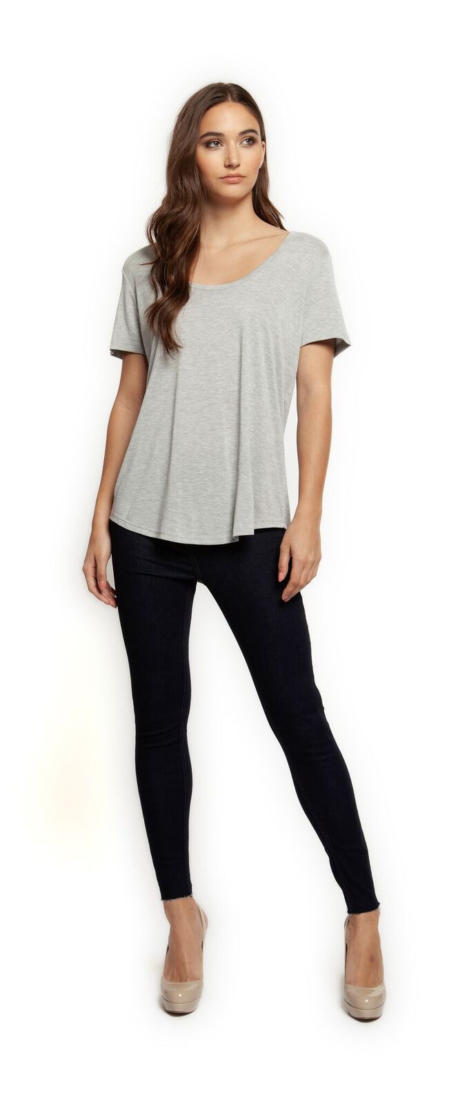 Top - Dex Short Sleeve Scoop Neck T-Shirt