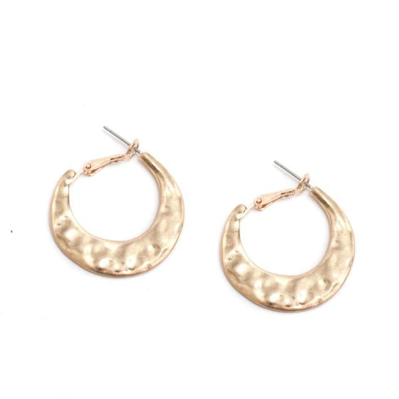 Accessory - Wide Medium Hoop Earrings