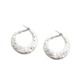 Accessory - Wide Medium Hoop Earrings