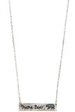 Accessory - Mama Bear Bar Pendant Necklace