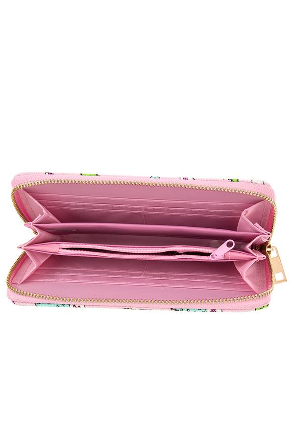 Accessory - Cactus Pot Print Wallet