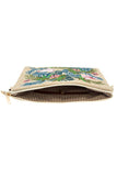 Accessory - Mix Leaf Flamingo Accent Clutch Bag