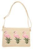 Accessory - Triple Flamingo Accent Clutch