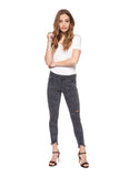 Pants - Dex Camo Fray Hem Skinny Jeans