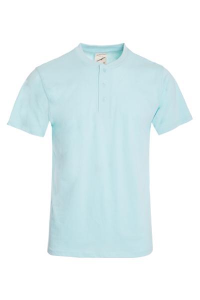 Top - Premium Short Sleeve Henley T-Shirt