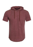 Top - Short Sleeve lightweight Hooded T-Shirt