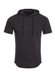 Top - Short Sleeve lightweight Hooded T-Shirt