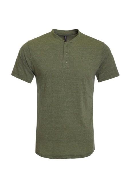 Top - Henley Short Sleeve T-Shirt