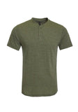 Top - Henley Short Sleeve T-Shirt