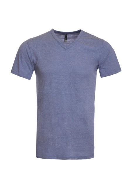 Top - Solid Tri-Blend V-Neck T-Shirt