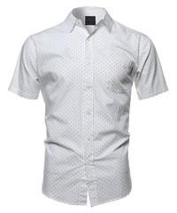 Top - Short Sleeve Printed Woven Shirt