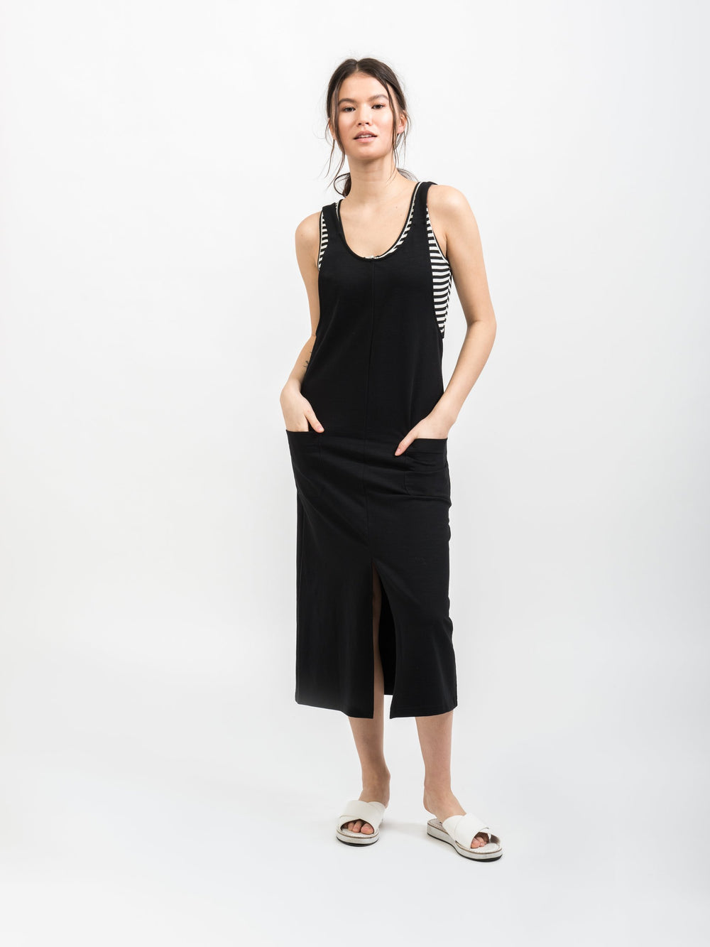 Dress - Jackson Rowe Overall Midi Dress
