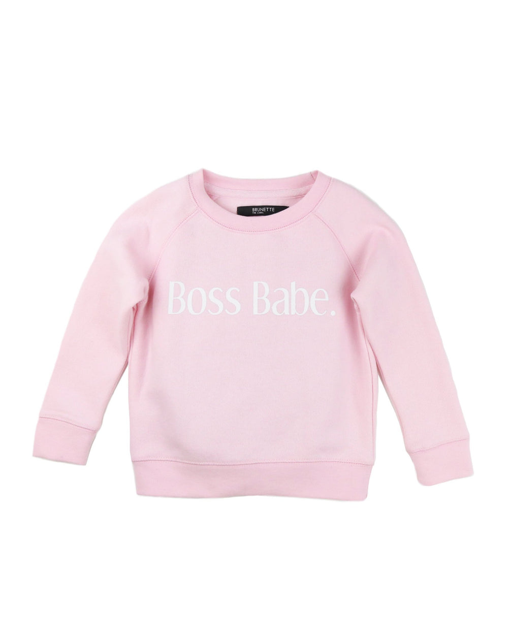 Top - Brunette the Label Kids 'Boss Babe' Crew