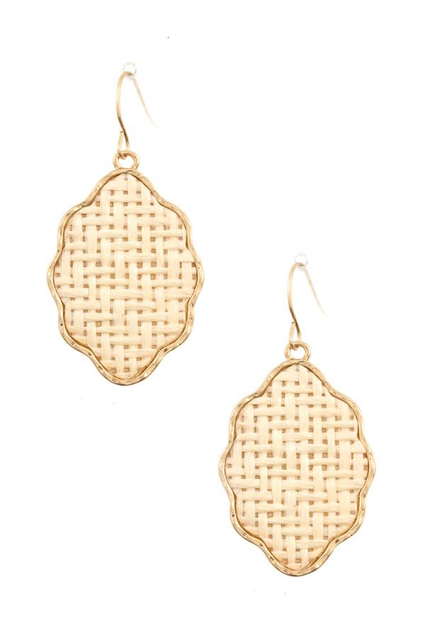 Accessory - Moroccan Weaved Dangle Earrings