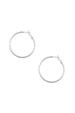 Accessory - Twist Cut Hoop Earrings