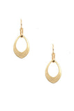 Accessory - Brushed Metal Drop Earrings