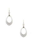 Accessory - Brushed Metal Drop Earrings