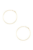 Accessory - Large Detailed Hoop Earrings