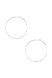 Accessory - Large Detailed Hoop Earrings