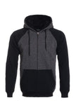 Top - Raglan Sherpa Zip Up Hoodie